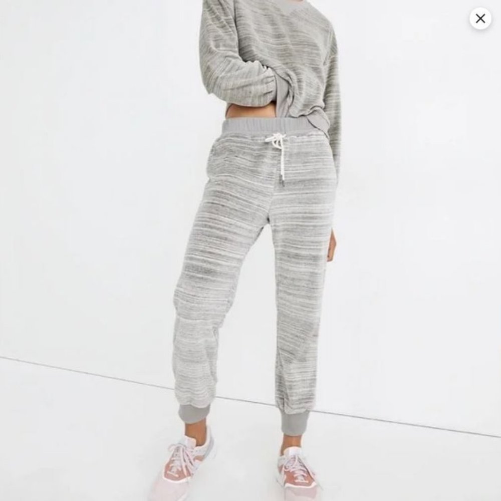 Madewell Velour Space-Dyed Slim Joggers Sweatpants Pants XXL